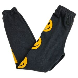 Aviator Nation Kids Smiley 2 Sweatpants - Charcoal Size 12